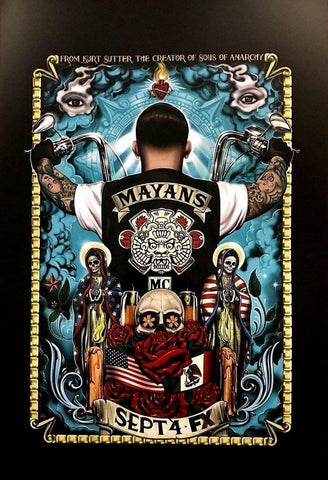 MAYANS MC - 11"x17" Original Promo TV Poster SDCC 2018 Sons of Anarchy