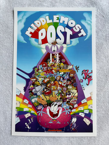 MIDDLEMOST POST - 11"x17" Original Promo TV Poster SDCC 2022 MINT Nickelodeon