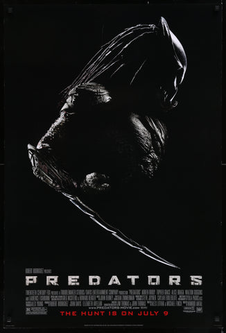PREDATORS - 27"X40" D/S Original Movie Poster One Sheet Robert Rodriguez 2010