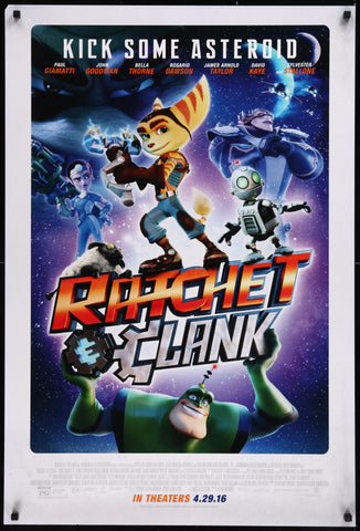 RATCHET & CLANK - 27"x40" D/S Original Movie Poster One Sheet 2016