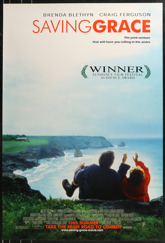 SAVING GRACE- 27"x40" Original Movie Poster One Sheet 2000 Brenda Blethyn Rare