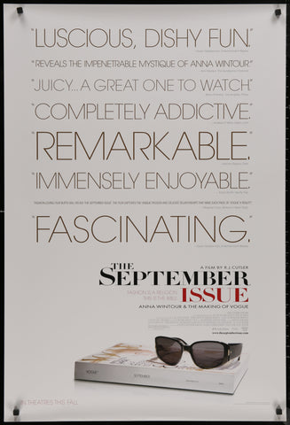 THE SEPTEMBER ISSUE - 27"x40" D/S Original Movie Poster One Sheet 2009 Vogue