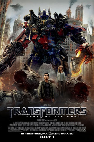 TRANSFORMERS DARK OF THE MOON - 11"x17" Original Promo Movie Poster 2011 Shia LaBeouf