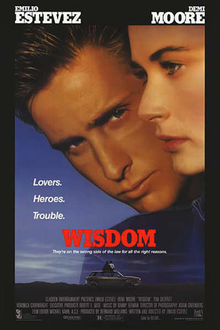 WISDOM - 27"x41" Original Movie Poster One Sheet ROLLED Emilio Estevez Demi Moore