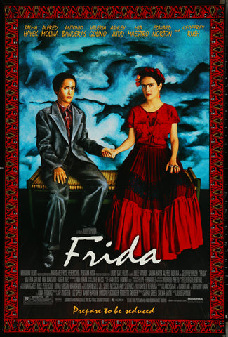 FRIDA - 27"x40" Original Movie Poster One Sheet Salma Hayek 2002 Kahlo Biography