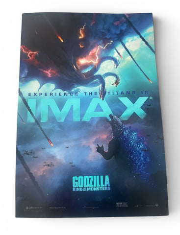 GODZILLA KING OF THE MONSTERS 13"x19" Original Promo Movie Poster IMAX 2019 MINT