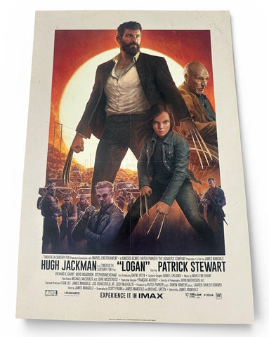 LOGAN 13"x19" Original Promo Movie Poster IMAX 2017 MINT Wolverine Hugh Jackman