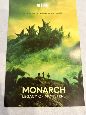 MONARCH Legacy of Monsters 12"x18" Original TV Poster NYCC 2023 MINT Apple TV +