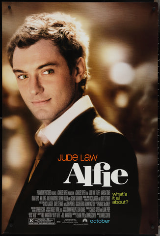 Alfie - 27"X40" D/S Original Movie Poster One Sheet 2005 Jude Law Final