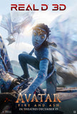 AVATAR: FIRE AND ASH - 13"x19" Original Promo Movie Poster MINT 2025 REAL 3D