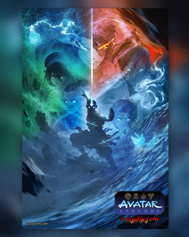 AVATAR LEGENDS - 18"x24" Limited Edition Print SDCC 2026 MINT #58/250 Bosslogic
