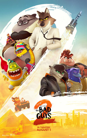 THE BAD GUYS 2 - 11"x17" Original Promo Movie Poster 2025 MINT Animation