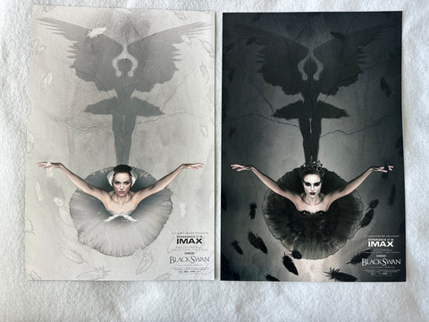 BLACK SWAN - 13"x19.5" D/S Original Movie Poster MINT IMAX 15th Anniversary RR