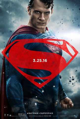 BATMAN V SUPERMAN: DAWN OF JUSTICE Set of 3 Original Promo Movie Posters 11.5"x17"