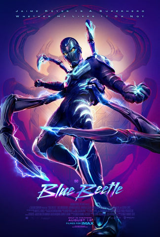 BLUE BEETLE - 11.5"x17" Original Promo Movie Poster 2023 MINT DC Xolo Maridueña