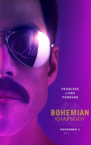 BOHEMIAN RHAPSODY 12"x18" Original Promo Movie Poster MINT Queen Freddie Mercury 2018