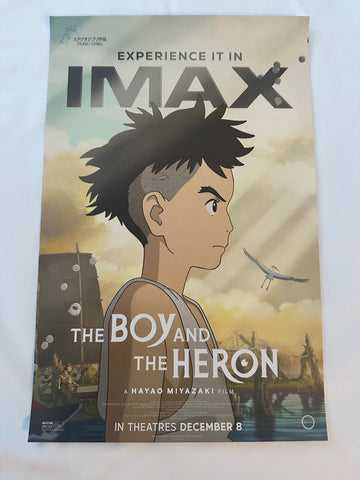 THE BOY AND THE HERON 11"x17" Original Movie Poster IMAX Mint Miyazaki Studio Ghibli