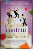CONFETTI - 27"x40" D/S Original Movie Poster One Sheet Olivia Coleman 2006