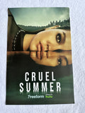 CRUEL SUMMER - 12"x18" Original Promo TV Poster SDCC 2023 MINT Comic Con Hulu
