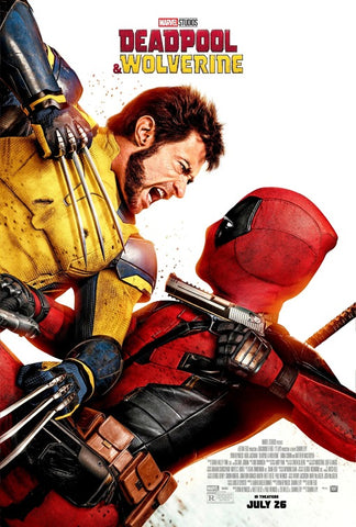 DEADPOOL & WOLVERINE - 27"X40" D/S Original Movie Poster One Sheet 2024 MARVEL A