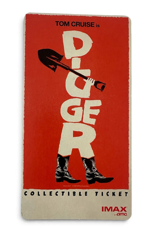 DIGGER D/S COLLECTIBLE TICKET MINT NEW 2026 - Tom Cruise Alejandro Inarritu