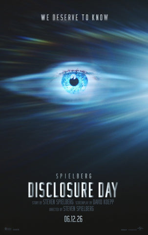 DISCLOSURE DAY - 11"x17" Original Promo Movie Poster MINT 2026 STEVEN SPIELBERG