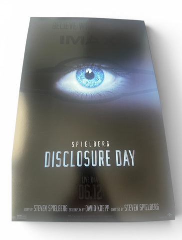 DISCLOSURE DAY - 11"x17" Original Promo Movie Poster MINT 2026 STEVEN SPIELBERG Light Activated