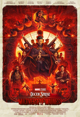 DOCTOR STRANGE IN THE MULTIVERSE OF MADNESS 13"x19" Original Promo Movie Poster 2022 MINT Marvel