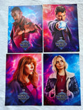 DOCTOR WHO - Set of 4 Original Promo TV Posters 8.5"x11.5" SDCC 2023 MINT BBC
