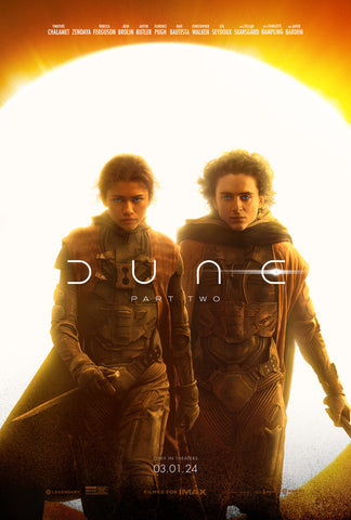 DUNE PART TWO - 11.5"x17" Original Promo Movie Poster MINT 2024