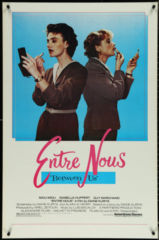 ENTRE NOUS - 27"X41" Original Movie Poster One Sheet 1983 Rolled BETWEEN US Rare