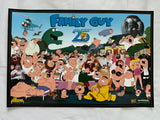 FAMILY GUY - 12"x18"  Original Promo TV Poster SDCC 2024 MINT 25th Anniversary
