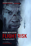 FLIGHT RISK - 27"X40" DS Original Movie Poster One Sheet 2025 Mark Wahlberg