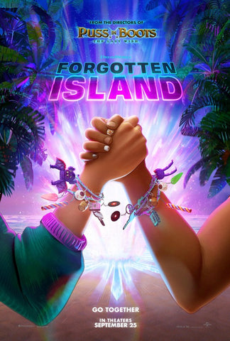 FORGOTTEN ISLAND - 11"x17" Original Promo Movie Poster MINT 2026 Dreamworks