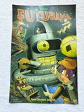 FUTURAMA - 12"x18" Original Promo TV Poster SDCC 2023 MINT Comic Con Bender