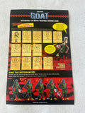 GOAT - D/S 11"x17" Original Promo Movie Poster MINT 2026 Steph Curry Games on Back