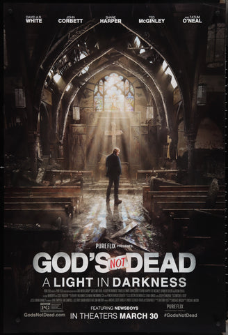 GOD'S NOT DEAD A LIGHT IN DARKNESS - 27"x40" D/S Original Movie Poster One Sheet