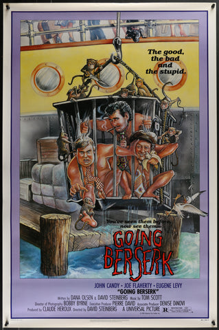 GOING BERSERK - 27"X41" Original Movie Poster One Sheet 1983 Rolled John Candy