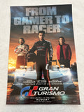 GRAN TURISMO - 11.5"x17" Original Promo Movie Poster 2023 MINT Orlando Bloom