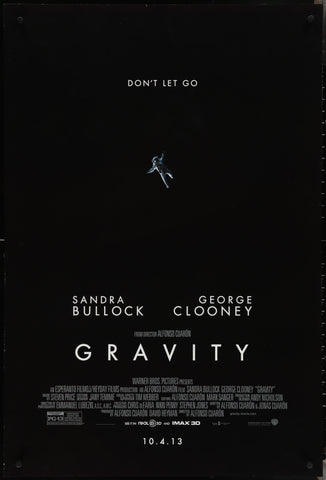 GRAVITY - 27"x40" D/S Original Movie Poster One Sheet - 2013 Sandra Bullock B