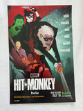 HIT MONKEY 12"x18" Original Promo TV Poster SDCC 2024 MINT Marvel Hulu Animayhem