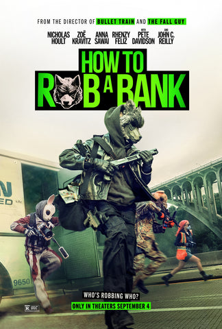 HOW TO ROB A BANK - 27"x40" Original Movie Poster One 2026 Nicholas Hoult
