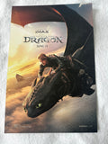 HOW TO TRAIN YOUR DRAGON 8"x12" D/S Original Movie Poster / Card MINT 2025 Games