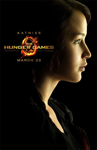 THE HUNGER GAMES - 13.5"x20" Original Promo Movie Poster 2012 Katniss MINT