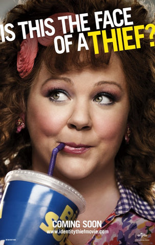 IDENTITY THIEF - 27X40 D/S Original Movie Poster One Sheet 2013 Melissa McCarthy