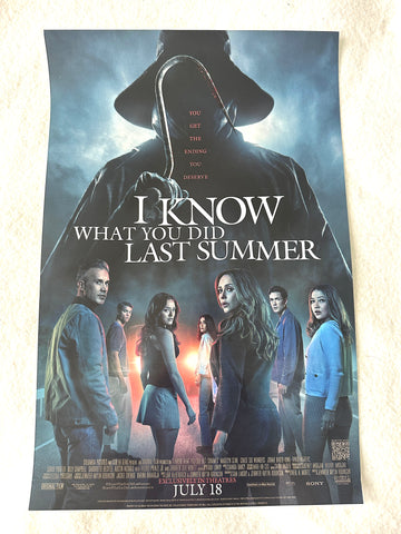 I KNOW WHAT YOU DID LAST SUMMER - 11"x17" Original Promo Movie Poster 2025 MINT
