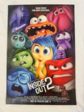 INSIDE OUT 2 - 13"x19" Original Promo Movie Poster 2024 MINT Pixar Sadness Joy
