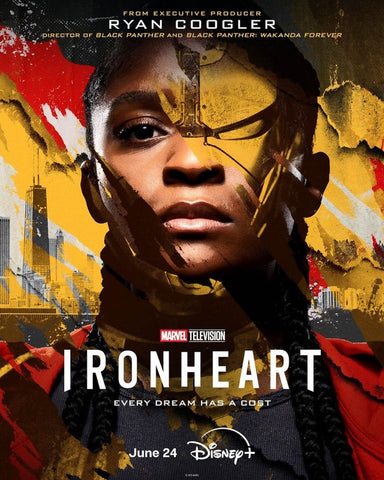 IRONHEART - 27"x40" D/S Original TV Movie Poster One Sheet 2025 Ryan Coogler