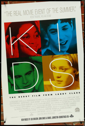 KIDS - 27"x40" Original Movie Poster One Sheet 1995 Larry Clark Rosario Dawson
