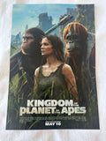 KINGDOM OF THE PLANET OF THE APES - 13"x19" Original Promo Movie Poster MINT 2024